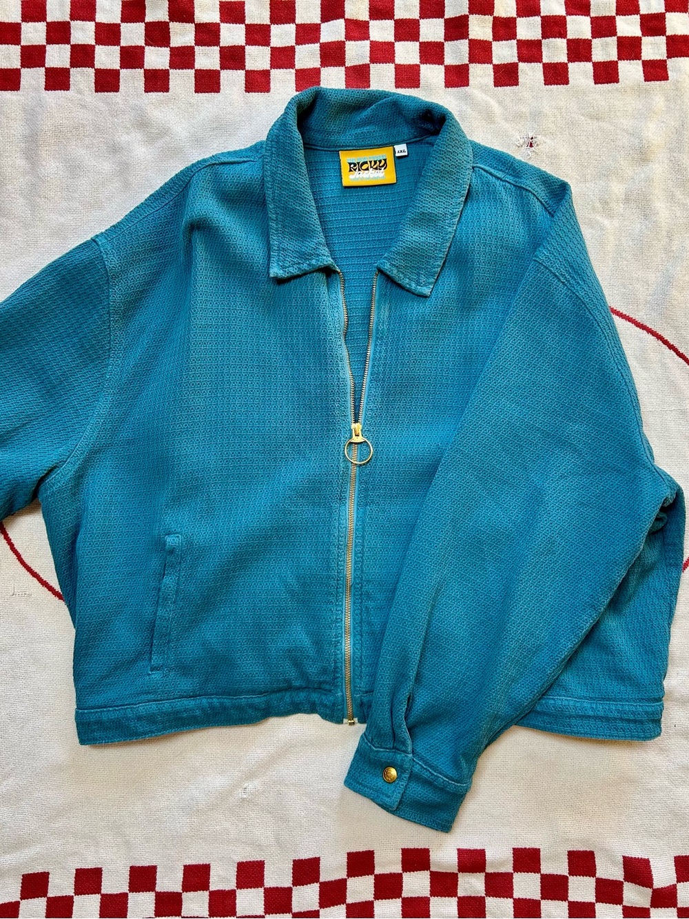 Big Bud Press Ricky teal work jacket